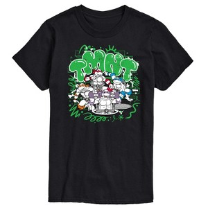 Men's - Teenage Mutant Ninja Turtles - TMNT Paint Logo Short Sleeve Graphic T-Shirt - 1 of 4