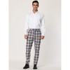 Lars Amadeus Men's Business Plaid Casual Slim Fit Checked Dress Trousers - 3 of 4