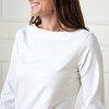 Hope & Henry Women's Organic Bellow Sleeve Knit Top with Button Cuffs - image 3 of 4