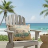 18x13 Inch Accent Pillow Coastal– Camping Welcome Beach House by Manual Woodworkers - 2 of 3