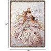 Manual Woodworkers and Weavers Angelic Trio Tapestry Throw Blanket 50"x60", Cotton, Inspirational Christian Decor - 3 of 3