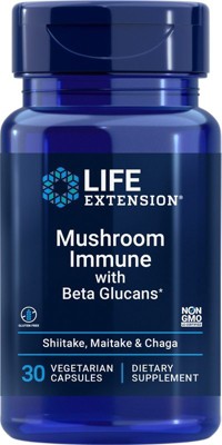 Mushroom Immune with Beta Glucans by Life Extension  -  30 VegCap