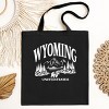 Simply Sage Market Wyoming Forest Scene Canvas Tote - One Size - Black - 3 of 4