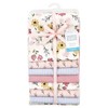 Little Treasure Hudson Baby Girls Cotton Poly Flannel Receiving Blankets 7Pk Multipack - 2 of 2