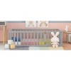 Streamdale Twin Size Wood Daybed Frame with Fence, Gray - 3 of 4