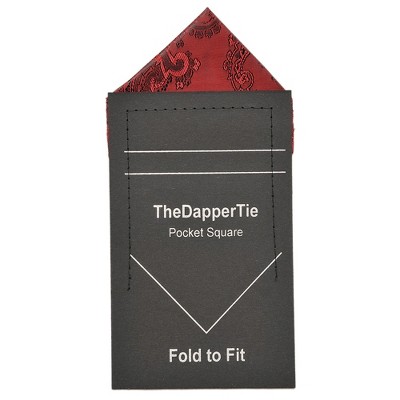 New Men's Paisley Triangle Pre Folded Pocket Square on Card