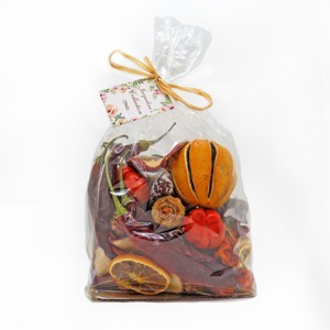 6" 250 Gram Mixed Potpourri- Oranges, Sliced Red Apples, Chiles, Cones, and Jackarandas - 1 of 4