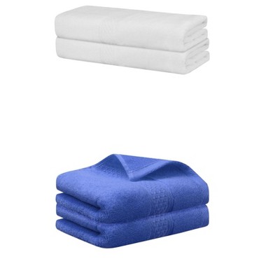 REGALWOVEN Cotton Bath Hands Towel Sets For Bathroom, Gym, SPA 2 Pack