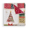 Greenland Home Fashions Throw Blanket – Deck the Halls Design, 50x60, Festive Holiday Accent - 3 of 4