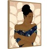 23" x 28" Ethnic Beauty II by Alonzo Saunders Framed Canvas Wall Art Print - Amanti Art - 2 of 4