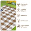 Outdoor Rug Waterproof Black And White Large Outdoor Rug - 4 of 4