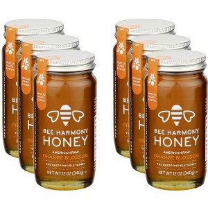 Bee Harmony Honey Orange Blossom - Case of 6 - 12 oz - 1 of 2