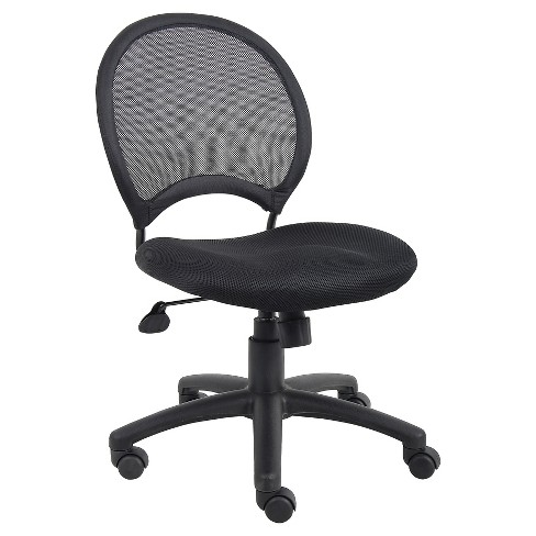 Posture Chair With Adjustable Arms Black - Boss Office Products : Target