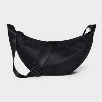 Girls' Bowler Crossbody Bag - Art Class™ Black : Target