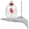 Old World Christmas Blown Glass Ornament for Christmas Tree, Oklahoma Hoodie - 3 of 3