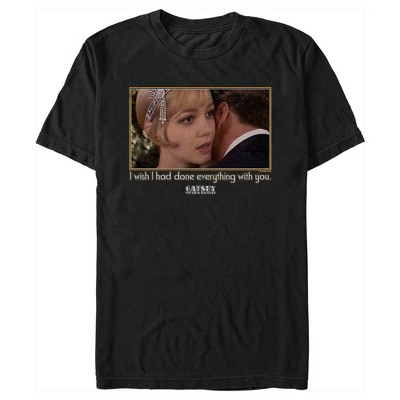 Men's The Great Gatsby I Wish I Had Done Everything With You T-shirt ...
