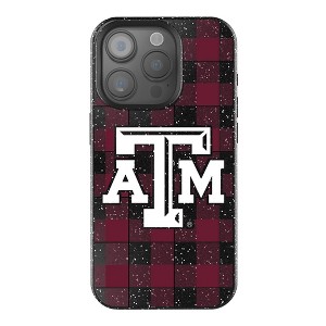 NCAA SEC Universities Plaid Bling Cell Phone Case for Apple iPhone - 1 of 4