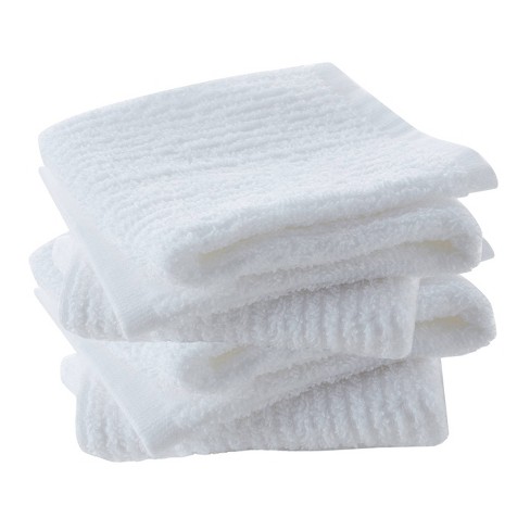 New White Cotton Terry Bar Mop Towel