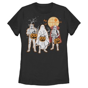 Womens Star Wars Stormtroopers Trick Or Treat Season T Shirt - 1 of 4