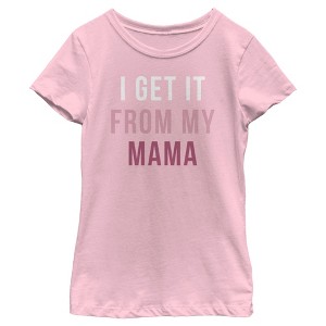 Girl's Lost Gods Get It From My Mama Text T-Shirt - 1 of 4