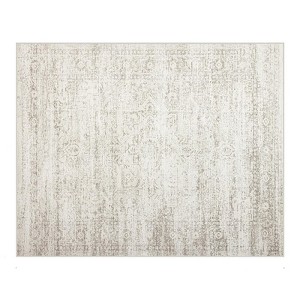 Itopfox Washable Area Rug for Living Room and Bedroom, Ultra Soft Faux Wool Retro Dining Room Rug, Non Slip & Non-Shedding Low Pile Vintage Print Rug - 1 of 4