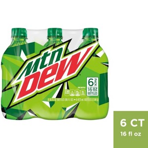 Mountain Dew Soda - 6pk/16 fl oz Bottles - 1 of 4