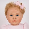 Paradise Galleries Reborn Toddler Girl Doll Lovey, 20 inch with Medium Skin Tone, Light Blonde Hair and Blue Eyes, Made in SoftTouch Vinyl - 3 of 4