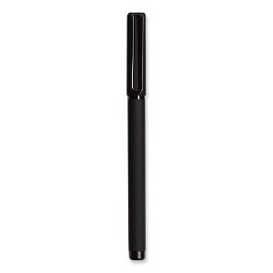 U Brands Catalina Soft Touch Porous Point Pen, Stick, Fine 0.7 mm, Black Ink, Black Barrel, Dozen - 1 of 4