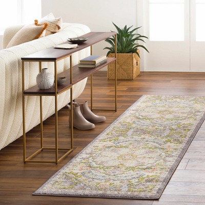 Wamuran Floral Traditional Multicolor Medium Pile Area Rug 6'7" x 9'