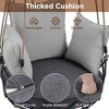 YOOCOZZ Outdoor Hanging Swing Chair - UV-Resistant Cushion & Olefin Fabric - 4 of 4