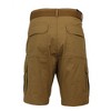 Galaxy Rugged Trail  Men's Cotton Stretch Ripstop Cargo Shorts With Belt - 4 of 4