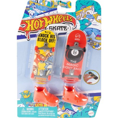 Hot Wheels Skate Retro Fingerboard + Shoe Set - 4pk 2