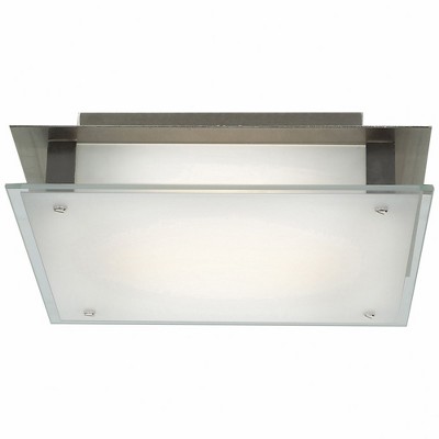 Access Lighting Vision 1 - Light Flush Mount in  Brushed Steel