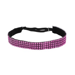 Unique Bargains Women's Adjustable Rhinestone Headbands 1 Pc - 1 of 4