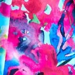 bright watercolor floral