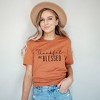 Simply Sage Market Women's Thankful And Blessed Short Sleeve Graphic Tee - 2 of 4