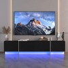 VYNXARIA TV Console with Storage Cabinets(Black,for 75 inches TV) - 2 of 4