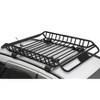 Roof Rack Basket, Heavy Duty Basket Universal Steel Rooftop Cargo Carrier, 220LBS Load Capacity Roof Basket for SUV Truck Cars, Black - 3 of 4