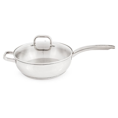 10-Inch Stainless Steel Deep Frying Pan