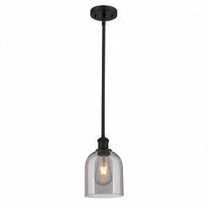 Bella - 1 Light Stem Hung Mini Pendant In Industrial Style-9.5 Inches Tall and 5.5 Inches Wide - 1 of 1