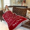 Pavilion Gift Company - Merry Christmas - 50" x 60" Inspirational Plush Blanket - Throw Blankets - 2 of 4