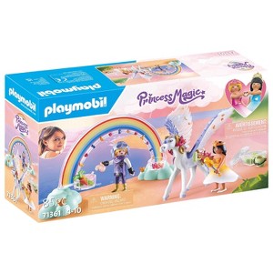 Playmobil Princess Pegasus with Rainbow in the Clouds 71361 Playset 85pcs - 1 of 4
