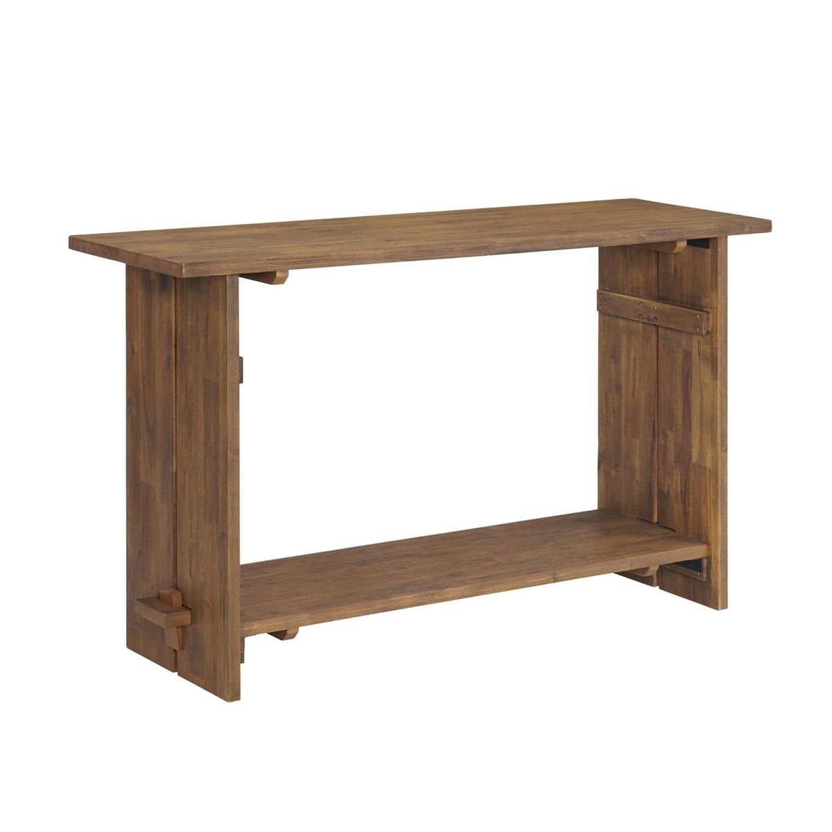 Alaterre Furniture 52" Rectangular Entryway Table with Storage - thumbnail 9