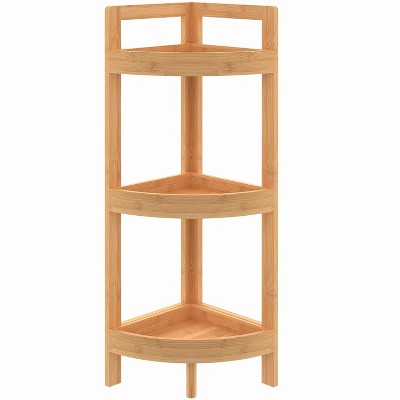 ClosetMaid 3-Tier Bamboo Corner Shelf - ClosetMaid