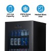 Newair Froster 125 Can Freestanding Beverage Fridge in Black, Mini Compact Bar Cooler, Single Zone Drinks Refrigerator - 3 of 4