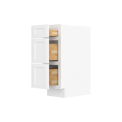 HOMLUX Easy-DIY Ready to Assemble Bath Vanity Cabinet without Top in Shaker White