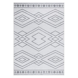 Area Rug Machine Washable Rug Non Slip Non Shedding Indoor Carpet Modern Geometric Low Pile Foldable Stain Resistant Rug for Bedroom Living Room - 1 of 4