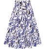 Collections Etc Tie Waist Tiered Abstract Paisley Pattern Skirt - 2 of 4