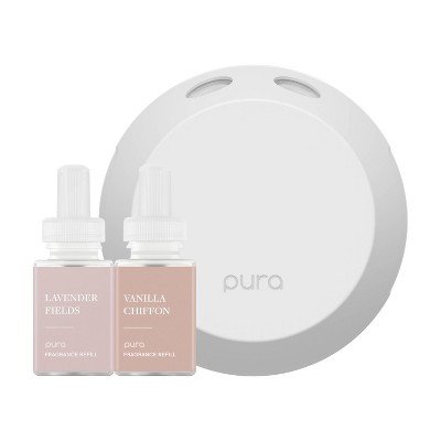 Image of Pura Lavender Fields & Vanilla Chiffon Starter Kit: Smart Scent Diffuser