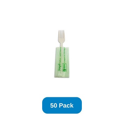 Jaya 6.5" Fork Individually Wrapped White - Pack of 50